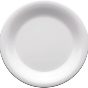 B317 Melamine 7.5″Round Plate White 190.5x19.5mm