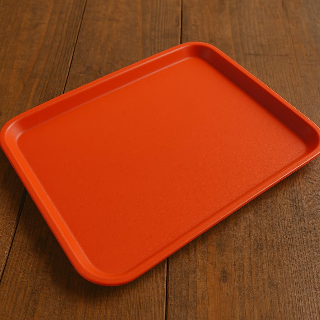 B&S 8"x11" Rectangle Serving Plate – Elegant Porcelain Platter for Appetizers, Snacks & Desserts – Durable, Eco-Friendly Kitchen Accessory for Home & Party Use