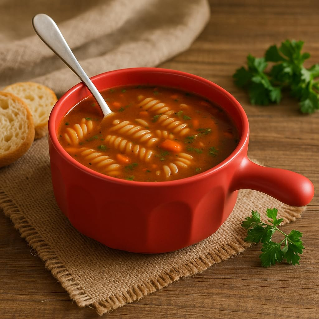 B&S UB Bowl with Handle – 540ml | Multipurpose Plastic Bowl for Soup, Snacks & Meals | Lightweight, Durable & BPA-Free | Easy Grip | Microwave Safe | Eco-Friendly Kitchen Essential