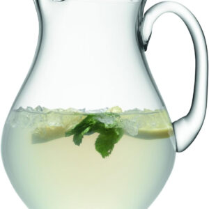 LSA International Bar Icelip Jug 2.65 Litre Clear| 1 Unit | Mouthblown and Handmade Glass | BR14