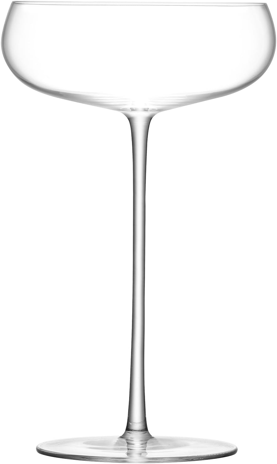 LSA International Wine Culture Champagne Saucer 320ml Clear | Set of 2 | Handmade Glass | WU09 - Image 3