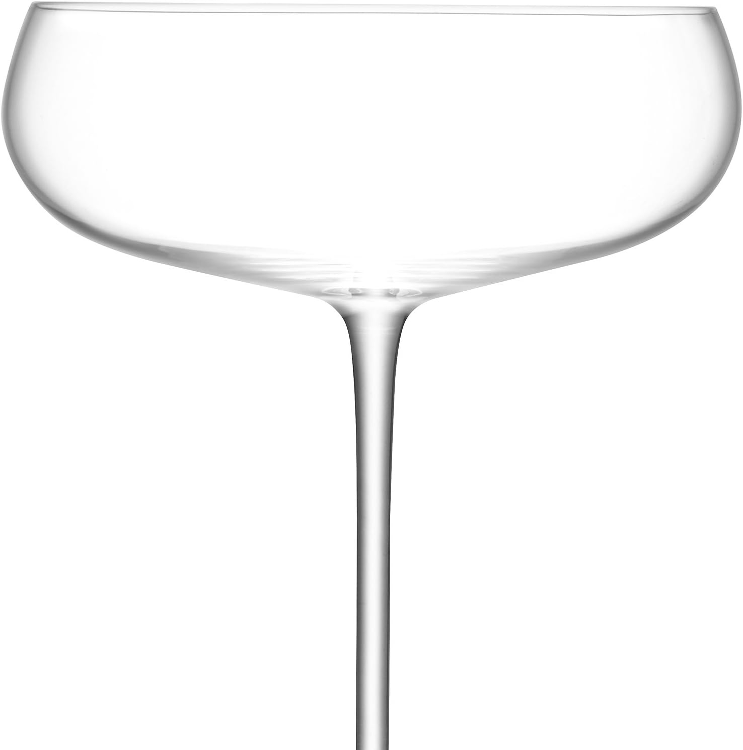 LSA International Wine Culture Champagne Saucer 320ml Clear | Set of 2 | Handmade Glass | WU09 - Image 4