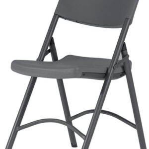 Norman Chair, Plastic, Foldable, Shark Gray, 47x50.7x85.8 cm, Load Capacity 272 kg