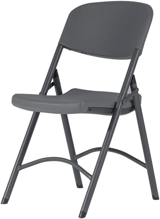 Norman Chair, Plastic, Foldable, Shark Gray, 47x50.7x85.8 cm, Load Capacity 272 kg
