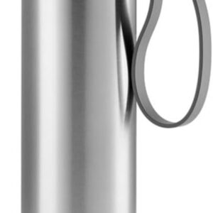 B&S Eva Solo To Go Cup 0.35L Navy Blue – Insulated Stainless Steel Travel Mug – Leak-Proof & Durable Coffee Cup with Carry Handle – Eco-Friendly Reusable Drinkware for Hot & Cold Beverages (Grey)