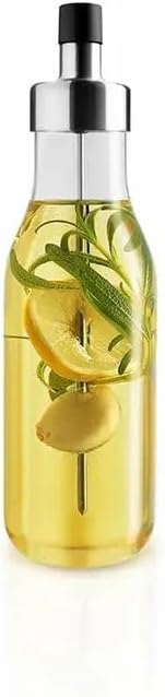 B&S Eva Solo Glass Oil & Vinegar Dressing Shaker – Drip-Free Pour Spout, Eco-Friendly Kitchen Condiment Bottle for Oils, Sauces, & Dressings – Stylish, Durable, and Compact (Flavour dressing shaker)
