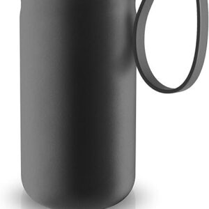B&S Thermo Coffee Mug – 380ml Vacuum Insulated Travel Mug with Handle – Double Wall Stainless Steel Thermal Cup – Spill-Proof Lid – Reusable & Eco-Friendly – Black