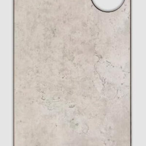 B&S 765100 Cutting Board Natural 330x230mm – Eco-Friendly Wood-Look Chopping Board for Kitchen, Non-Slip Durable Surface with Hanging Hole – Compact Size – Natural Finish (Grey)