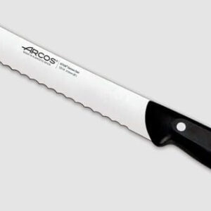 B&S 151400 Opera Series Chef’s Knife 210mm – Professional Stainless Steel Kitchen Knife with Ergonomic Triple-Riveted Handle – Precision Cutting Tool in Protective Case – Black (Bread Knife 160mm)