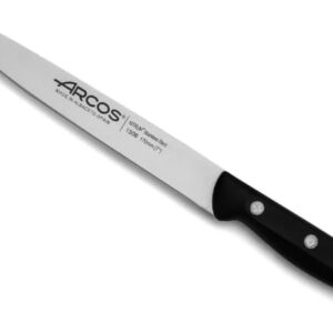 B&S 150600 Opera Series Chef’s Knife 210mm – Professional Stainless Steel Kitchen Knife with Ergonomic Triple-Riveted Handle – Precision Cutting Tool in Protective Case – Black (Solo Knife 170mm)