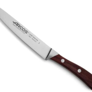 B&S 154710 Nordika Santoku Knife 190mm – Stainless Steel Blade with Triple-Riveted Wooden Handle – Japanese-Style Chef Knife for Slicing & Dicing – Gift Case Included (SOLE KNIFE 160 MM)