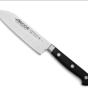 B&S 226900 Nordika Santoku Knife 190mm – Stainless Steel Blade with Triple-Riveted Wooden Handle – Japanese-Style Chef Knife for Slicing & Dicing – Gift Case Included (SANTOKU KNIFE 140 MM)