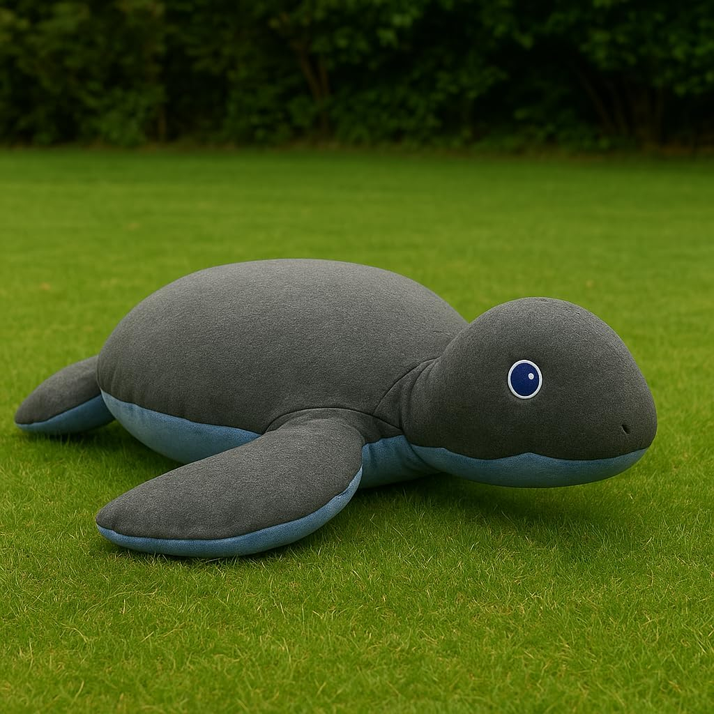 Happy Zoo Play Animal Turtle Lilly – Soft Plush Ride-On Turtle Toy for Kids | Fun Indoor/Outdoor Playtime | Safe, Durable & Cuddly Design | L120 x B70 x H32 CM | Imaginative Play Buddy