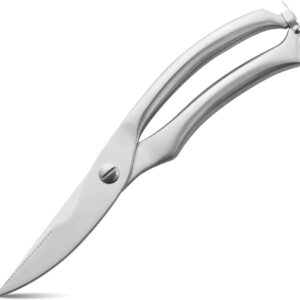 B&S Kitchen Scissors – Heavy-Duty Stainless Steel Shears for Poultry, Meat, Vegetables & Herbs – Multipurpose Food Cutter with Ergonomic Handle for Home & Professional Use