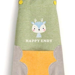 B&S Cute Cartoon Kitchen Apron 2pcs – Waterproof & Oil-Proof Apron with Hand-Wipeable Sleeves, Front Pocket & Adjustable Neck Strap – 67×72 cm, Unisex Cooking Apron for Home & Gift