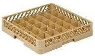 JB-36 36 Compartment Cup Basket, 49.8cm x 49.8cm x 10cm, Amber Color, Microwave Oven Dish Organizer
