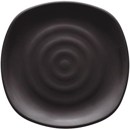 Midori 10 Inch Frosted Melamine Square Dinner Plate, 25.4 x 25.4 x 3.2 cm