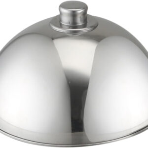 DOM10 Microwave Oven Cover, Stainless Steel, 25.5 x 25.5 x 14.5 cm