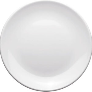 Melamine Round Dinner Plate, 27.9 cm x 27.6 cm, White