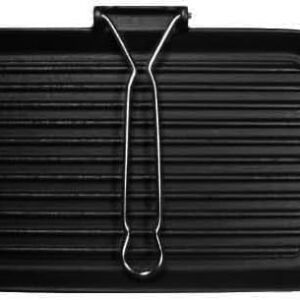 000112/36G00 GRILL 36X26 IN CAST IRONCast Iron Reversible Grill/Griddle, 36x 26 cm, Black