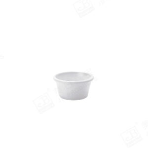 Melamine Ramekin 5pcs, White, 56ml, 7.2cm Diameter, 3.7cm Height