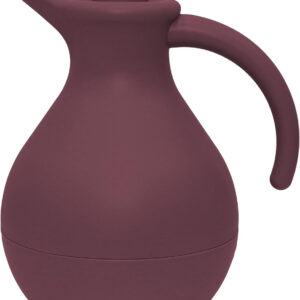 B&S Burgundy Vacuum Flask | 1L Thermos Flask Bottle | Insulated Hot and Cold Water Bottle | Double Wall Tumbler Flask | Durable Flask Water Bottle for Travel & Daily Use | Leak-Proof with Handle
