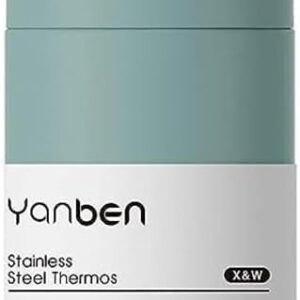 B&S Yenban Insulated Water Bottle with Leak-Proof Lid Cup | Vacuum Flask Bottle | 12 Hours Hot and Cold Water Bottle | 304 Stainless Steel Tumbler with Silicone Handle | Water Flask 350ML, Green