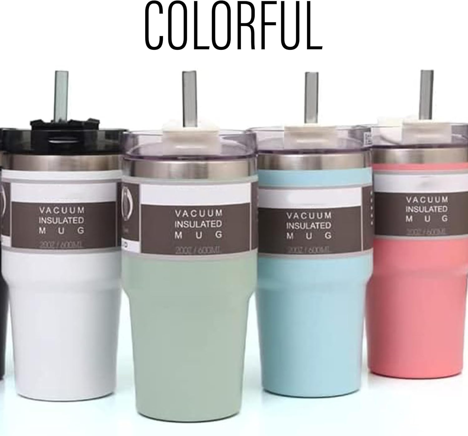 B&S Vacuum Insulated Water Bottle | Leak-Proof 3-Way Lid | BPA-Free Tumbler Flask Bottle | 304 Stainless Steel | Insulated Double Wall for 12 Hours Hot & Cold Water Bottle | Vacuum Flask 600ML (Pink) - Image 5