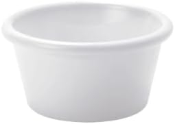 Melamine Ramekin 5pcs, White, 80ml, 8cm Diameter, 4.2cm Height