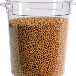 PC Round Food Storage Container, 20L Capacity, Ø31.5xH37.8cm, Clear-JD-2287C