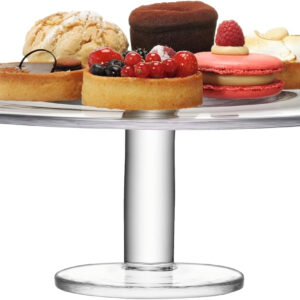 LSA International KN01 Konstantin Cakestand Ø40 cm H14.5 cm Clear