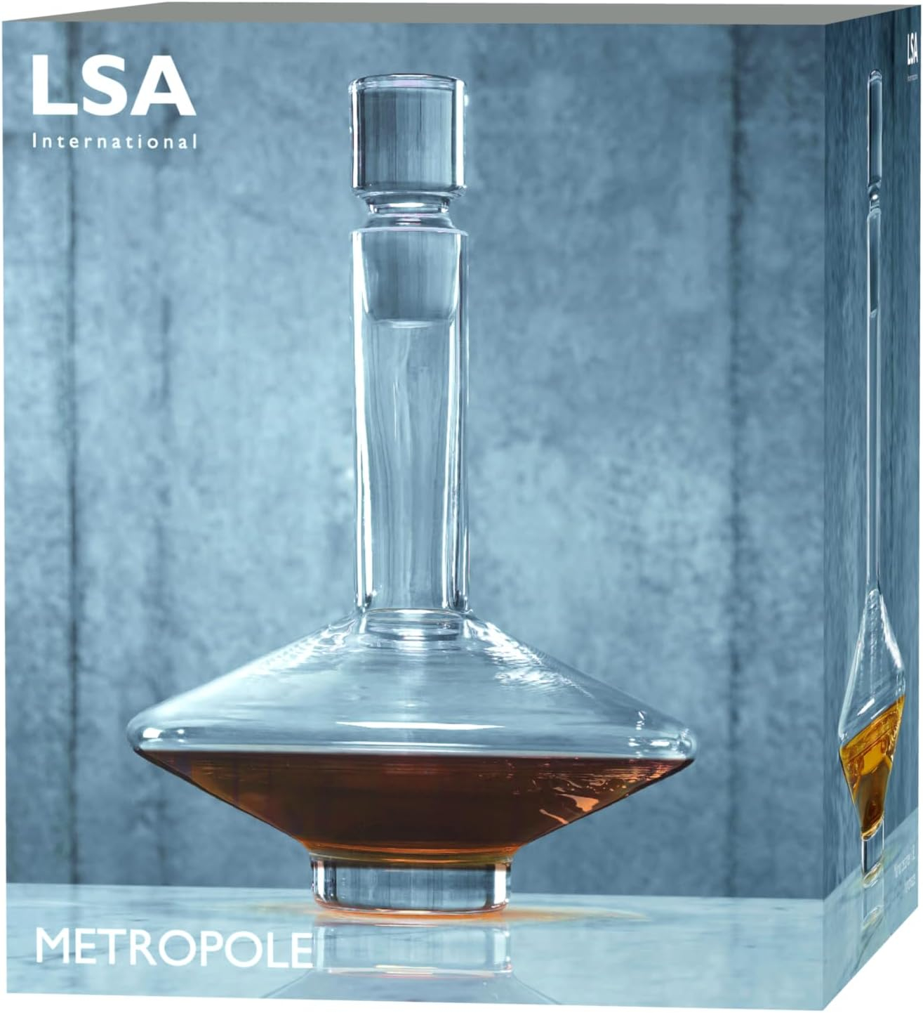 LSA International Metropole Malmo Decanter 60.9 fl oz Clear - Image 4