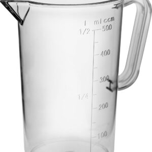 0.5L / 14oz PC Measuring Cup D9XH13.8 JD-8606PC,Clear