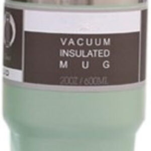 vacuum insulated cup w/leak proof Lid 3 way option lid, BPA Free,Insulated double wall for Hot&Cold Drinks 18/8 Stainless Steel Cup 600ML Rapid Lock/Smooth 6 Hours Hot /12 Hours Cold Colours: green