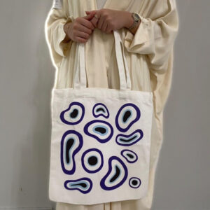 Evil Eye Cotton Tote Bag - Unisex