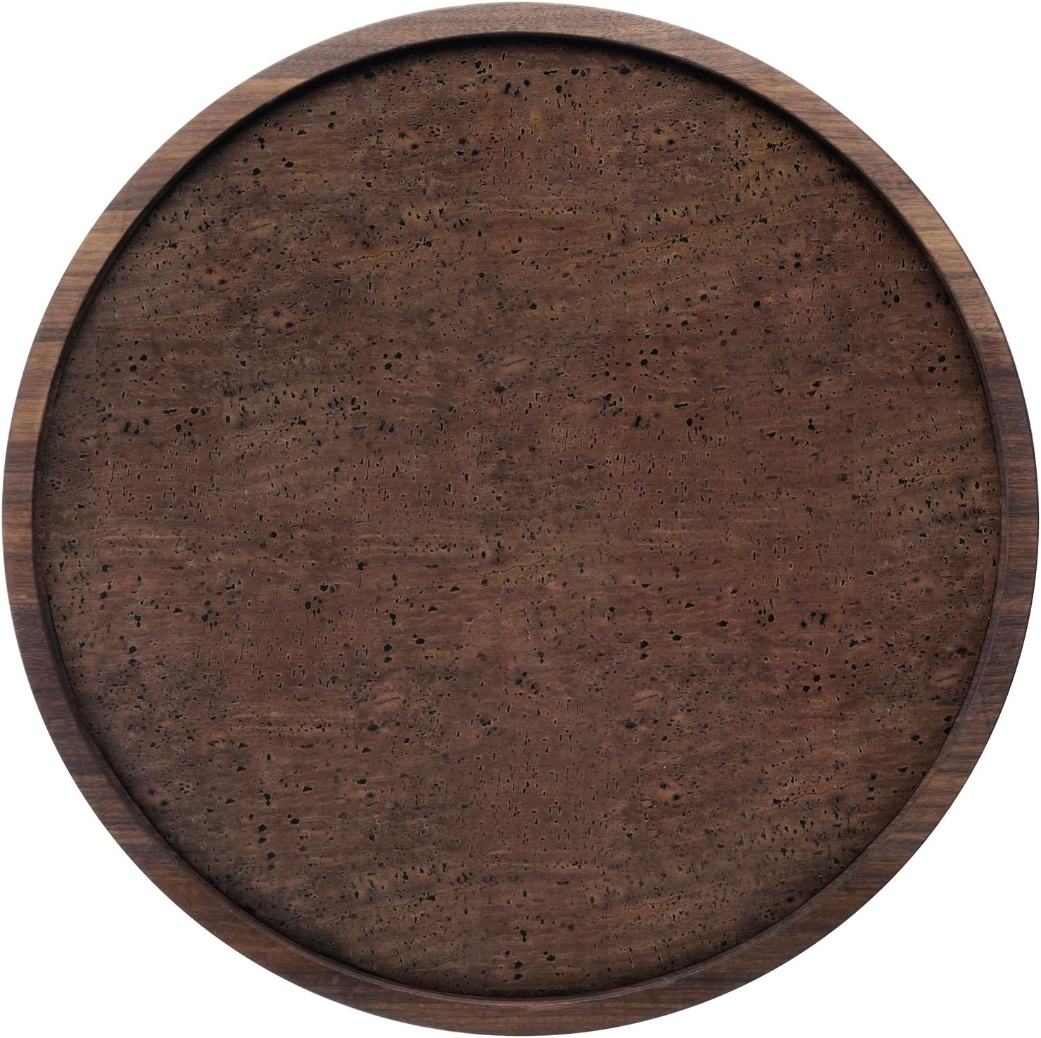LSA International Serving Tray, Walnut, Ø40cm