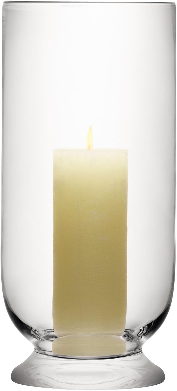 LSA International Terrace Storm Lantern, H15.75", Clear