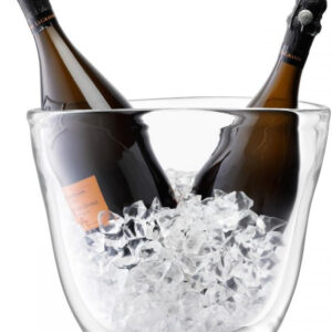 LSA International Celebrate Dual Champagne Bucket H27cm Clear | 1 unit | Handmade Glass | CM05