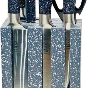knife Set 8Pcs With Stand/B6643Gray Bass