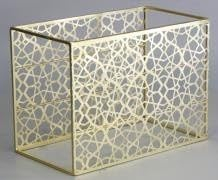 Madison Square Metal Elevation, 25.4 cm Height, Gold