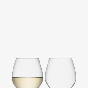 LSA International LS 583018 Transparant Wine Wijnglas Wit 370 ml Set van 2 Stuks
