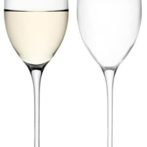 LSA International LS 582769 Transparant Wijne Wijnglas Wit 340 ml Set van 2 Stuks