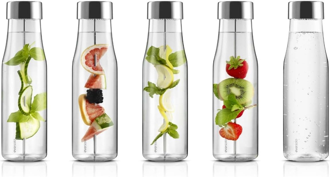 B&S Eva Solo MyFlavour 1.0L Glass Carafe – Eco-Friendly Beverage Infuser with Removable Fruit Infuser – Perfect for Iced Tea, Water, & Flavored Drinks – BPA-Free, Durable, Stylish Design - Image 4
