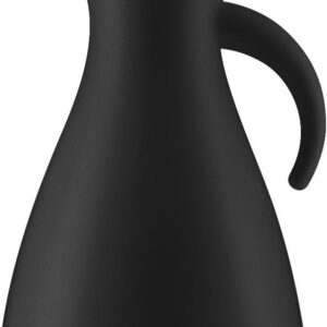EVA SOLO Vacuum Jug 1.0 Liter Capacity, White Matt, Stainless Steel (Black)