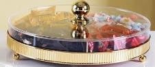 30.5CM Gold Candy Box with Partition, Candy Display Case