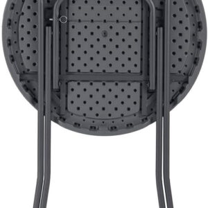 PT-36-NC Cocktail80 Table, Ø81.3x110 cm/Ø32x43.31 in, Resistance: 170 kg/375 lb, Aluminum, Outdoor Patio Dining