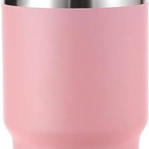 vacuum insulated cup w/leak proof Lid 3 way option lid, BPA Free,Insulated double wall for Hot & Cold Drinks 18/8 Stainless Steel Cup 600ML Rapid Lock/Smooth 6 Hours Hot /12 Hours Cold Colours: Pink