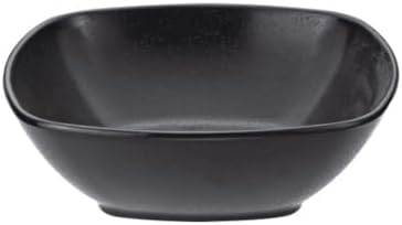 Melamine Bowl, 7 inches, Frosted, Square, 17.8 cm Diameter x 6 cm Height
