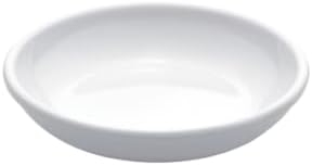 Melamine Sauce Dish, 3.5 inches, 9.1 cm Diameter x 2 cm Height, White, Microwave & Dishwasher Safe