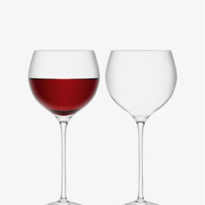 LSA International Wine Balloon Glass 570ml Clear Set of Two